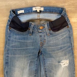 Madewell side panel maternity jeans
